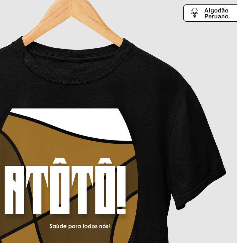 Camiseta Algodão Peruano Atôtô! - Obaluaê