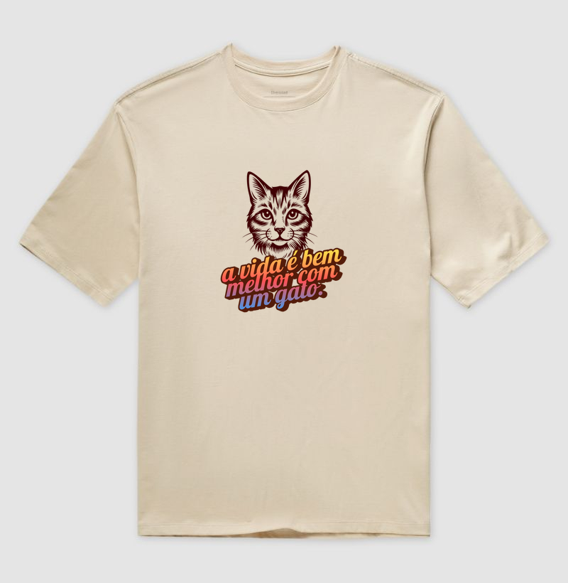 A vida é bem melhor com um gato