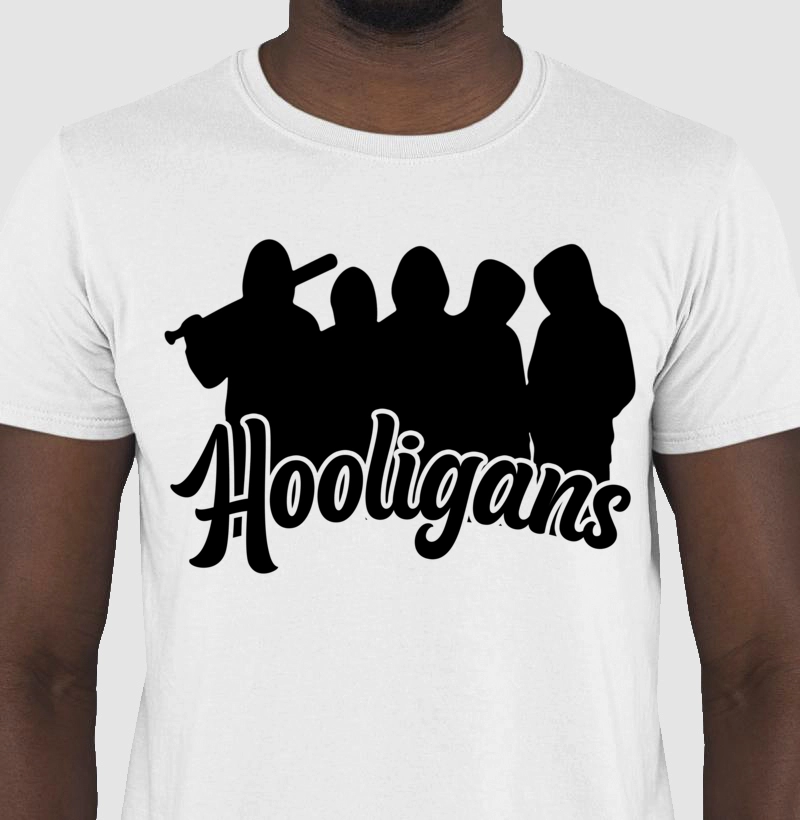 Camiseta Bonde Hooligan - Estampa Preta