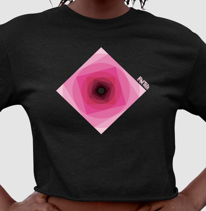 CROPPED "INFINITA FANTASIA" / MAGENTA MINIMAL