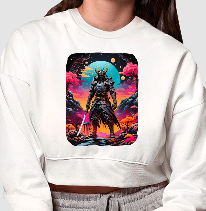 Moletom Cropped Sombra Lunar