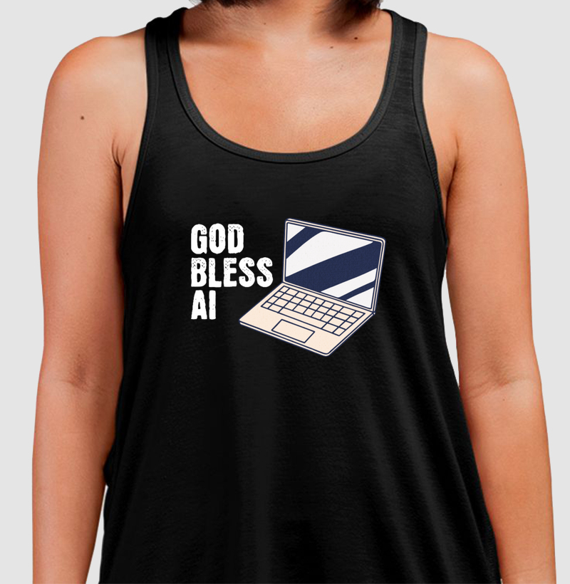 Rotina "God Bless AI" laptop