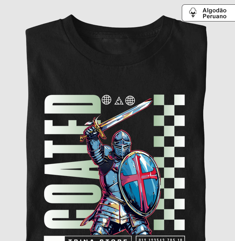 Camiseta Coated Algodão Peruano