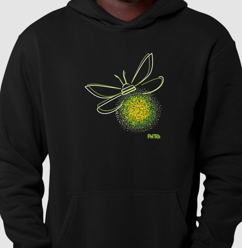 MOLETOM HOODIE SLIM "SONHO" / VAGALUME SOLO 