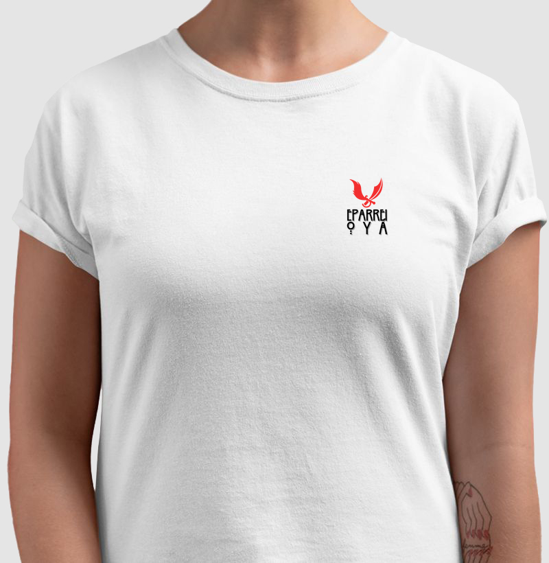 Camiseta Bls Eparrei Oyá Sombreada Branca Feminina