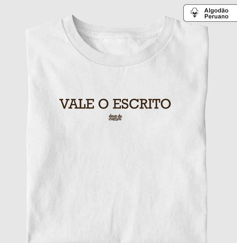 Algodão Peruano - Vale o Escrito