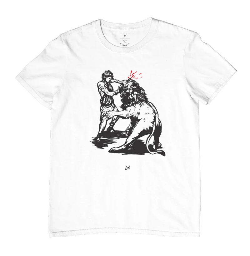 Camiseta Davi agarrou o Leão