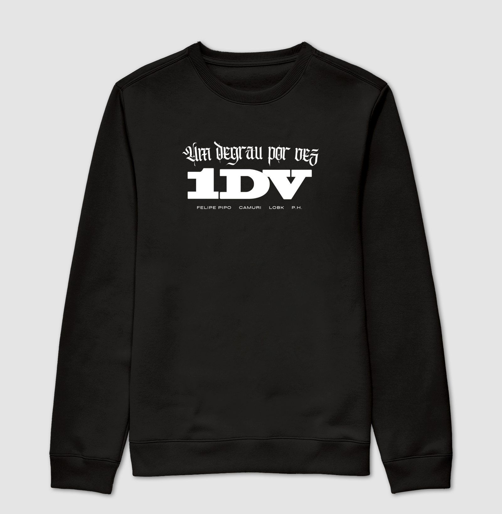 Suéter Moletom Collab Um Degrau por Vez