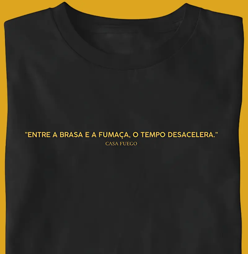 ENTRE A BRASA E A FUMACA, O TEMPO DESACELERA