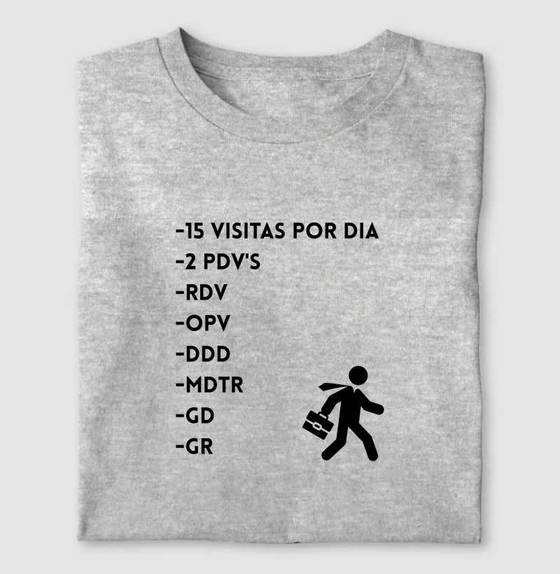 -15 VISITAS POR DIA -2 PDV'S -RDV -OPV -DDD -MDTR -GD -GR