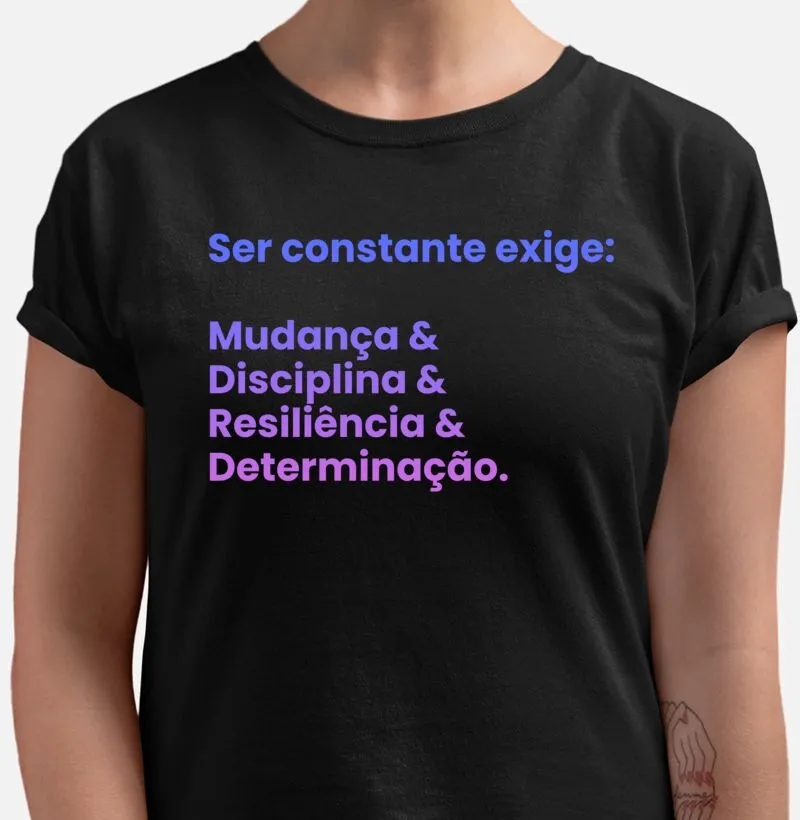 Camiseta "Constância" Sem @