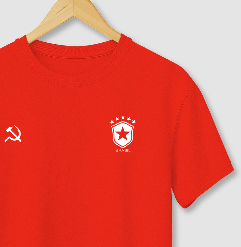Camiseta vermelha da Copa 