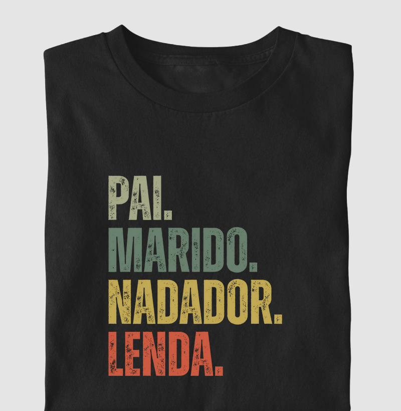 Pai. Marido. Nadador. Lenda.