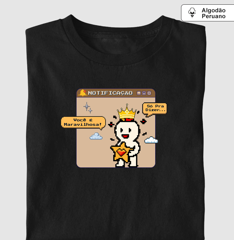 Camiseta ❤️‍🔥 Você é Maravilhosa!