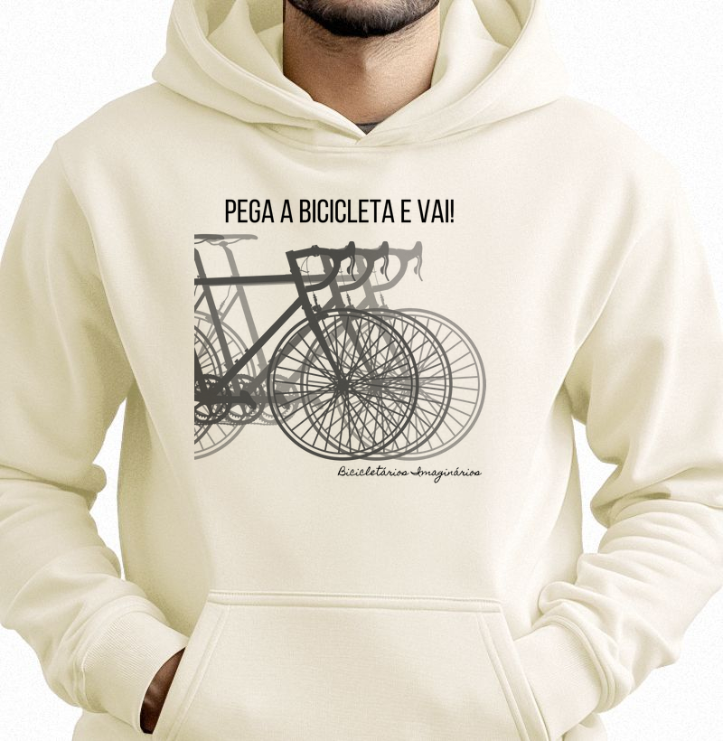 pega a BICICLETA e VAI! estampa cinza