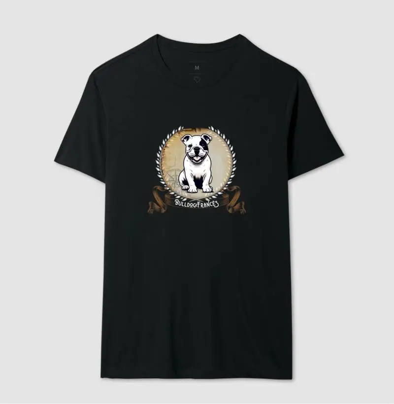 Camiseta Buldogue Francês Brasão!!