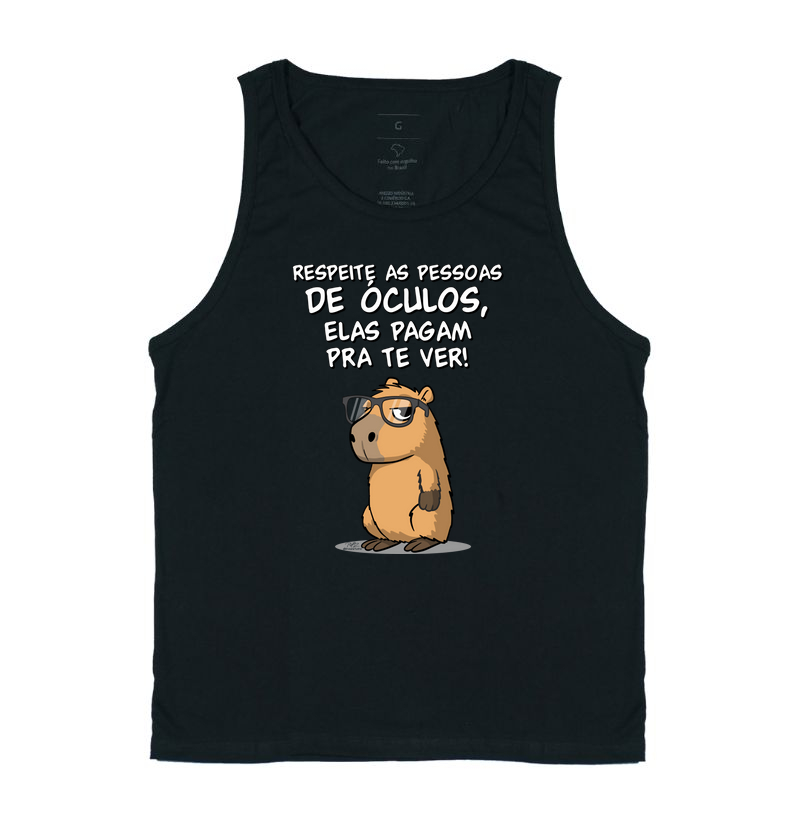 Camiseta Capivara Óculos