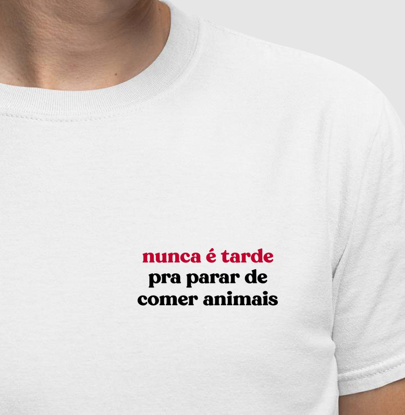 Nunca é tarde pra parar de comer animais (Minimal)