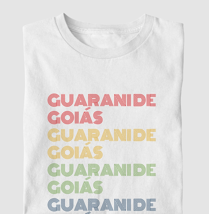 Guarani de Goiás Letreiro Retrô
