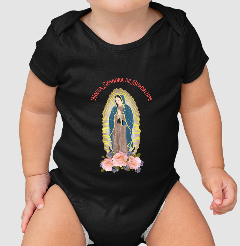 Body para Bebê Nossa Senhora de Guadalupe