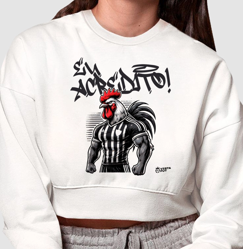 Cropped moletom - Galo Louco
