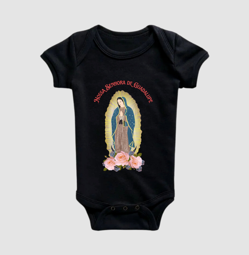Body para Bebê Nossa Senhora de Guadalupe