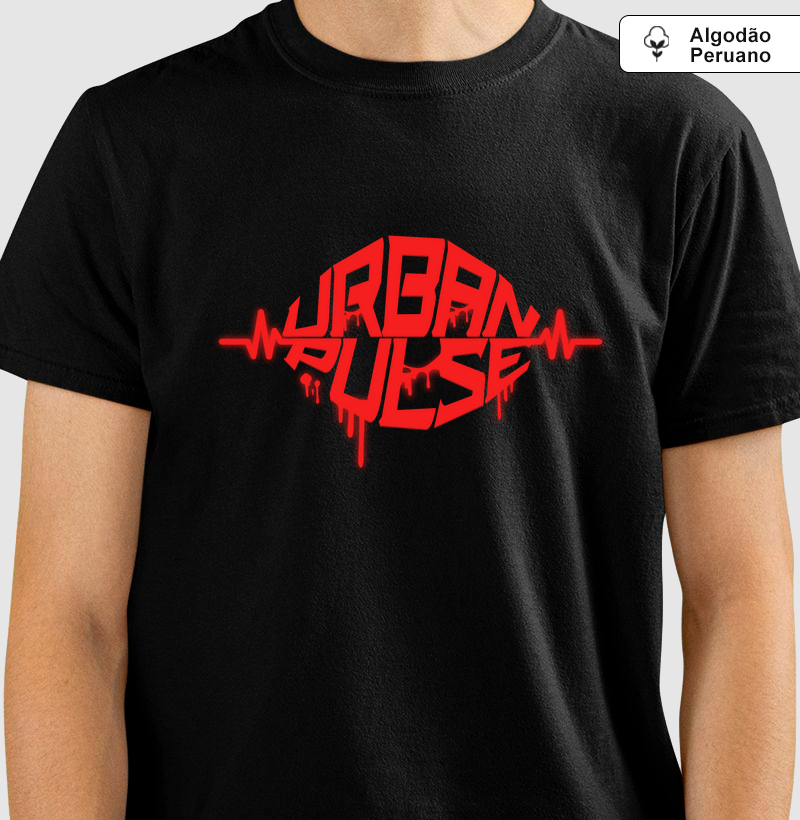 Urban Pulse: Camiseta em Algodão Peruano - O Ritmo da Cidade em Sua Essência