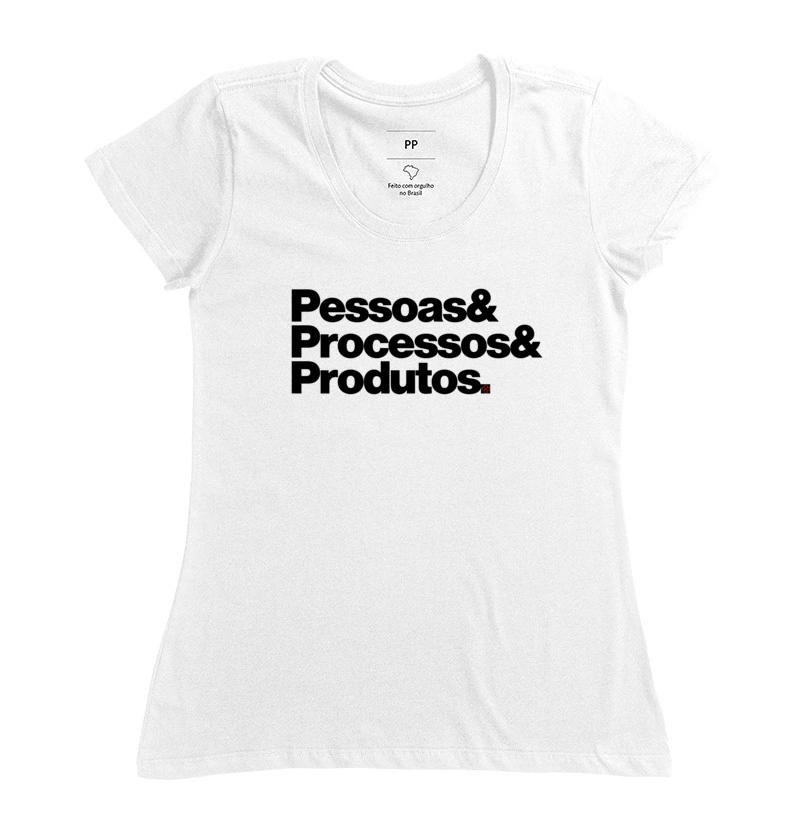 Camiseta 3Ps - O Sócio - Pessoas Processos Produto - Camisetas GV - Camisetas para empreendedores