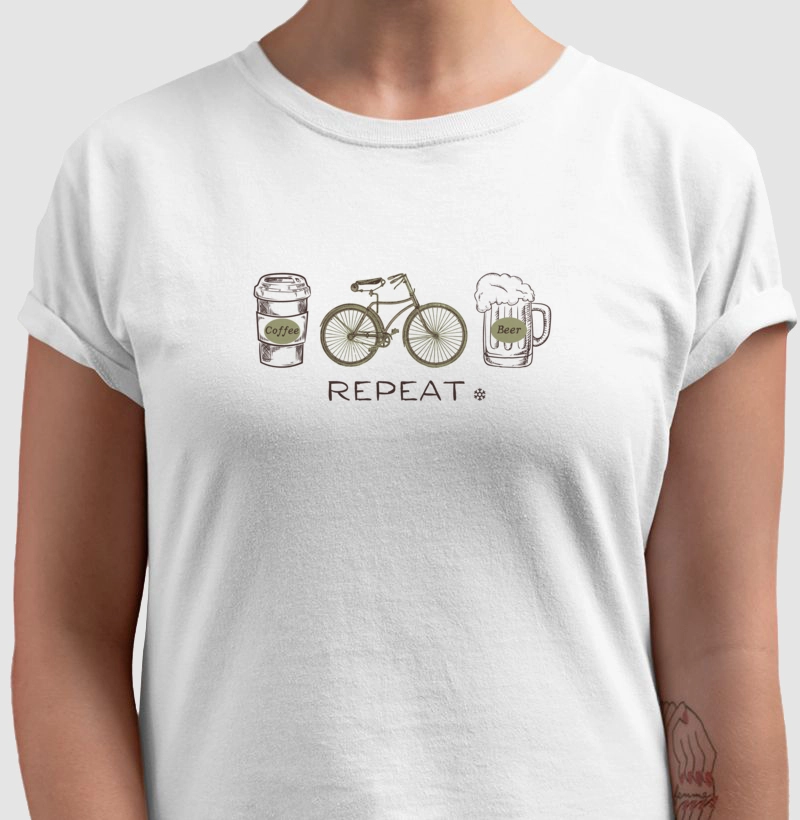Camiseta Coffee Bike Beer