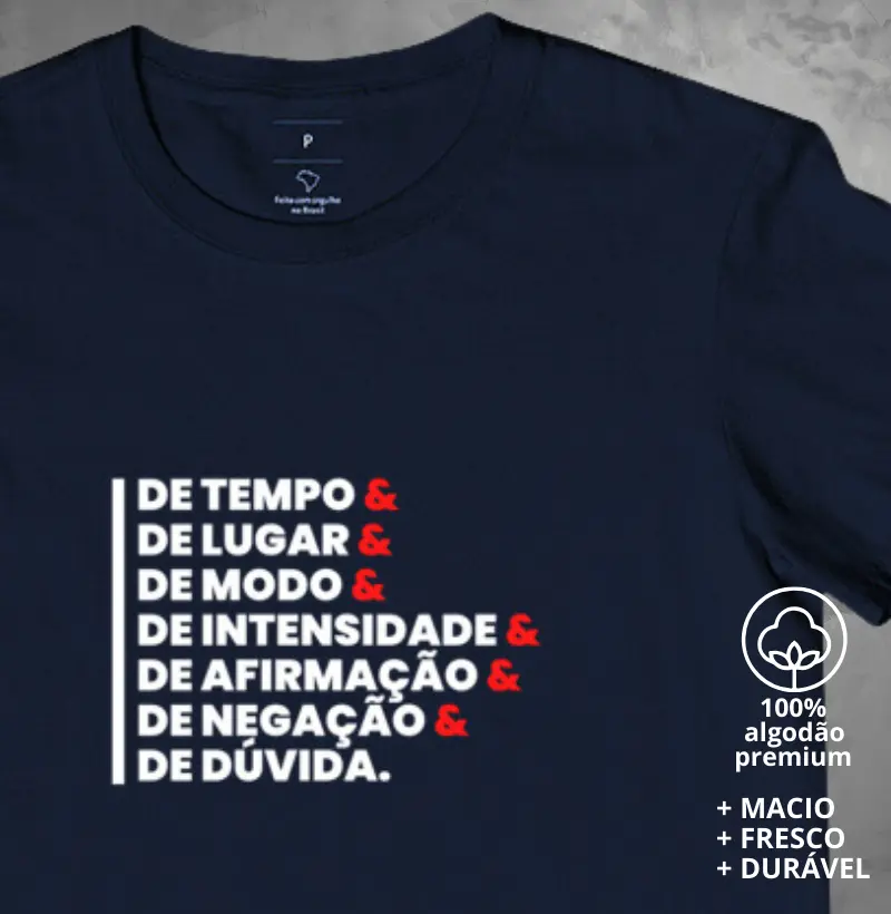 Camiseta Advérbios