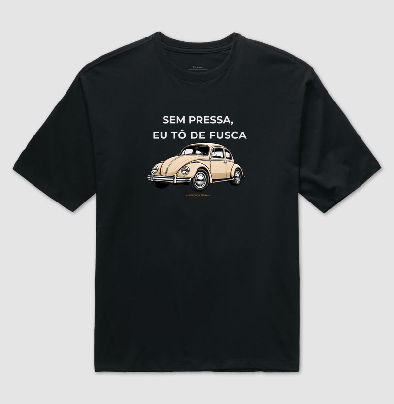 Sem pressa, eu tô de fusca - Bege