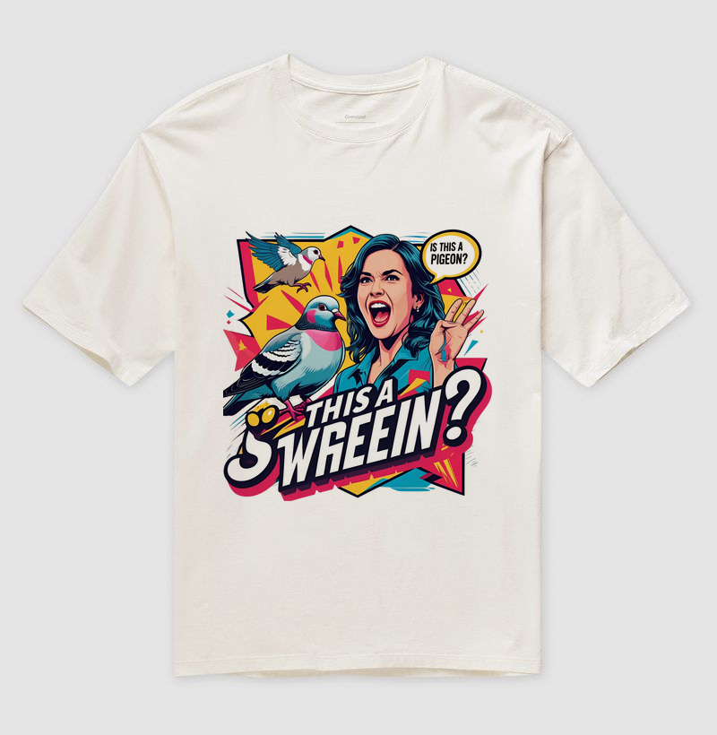 Camiseta Memetinz Pigeon Glitch