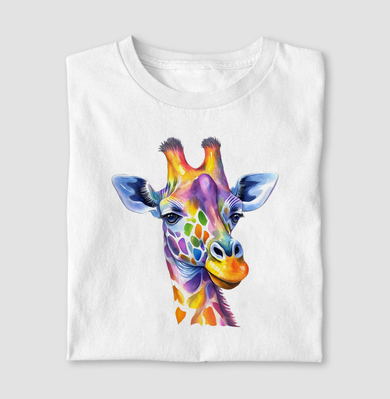 Girafa aquarela