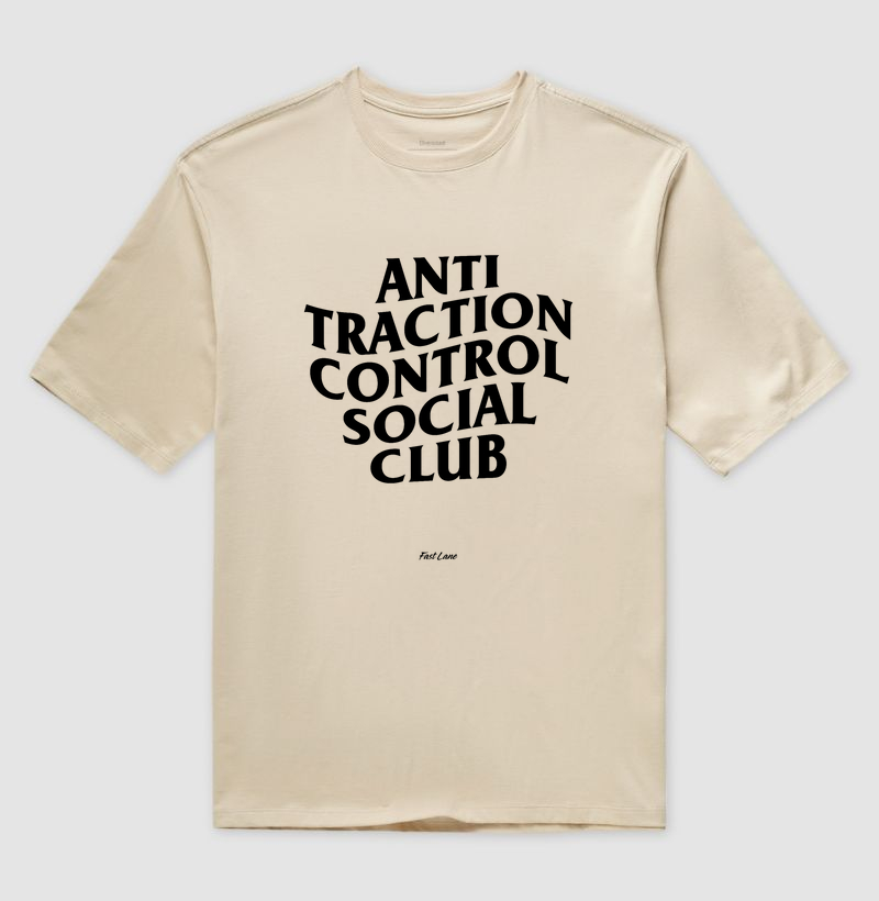 Camiseta Oversized Anti Traction Control Social Club
