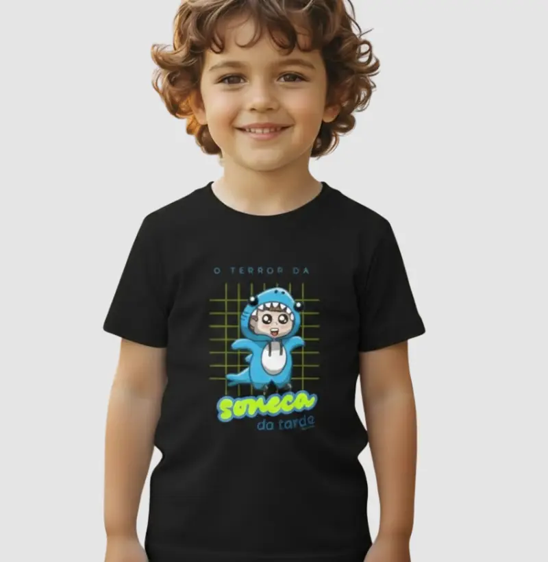 Camiseta Infantil O Terror da Soneca