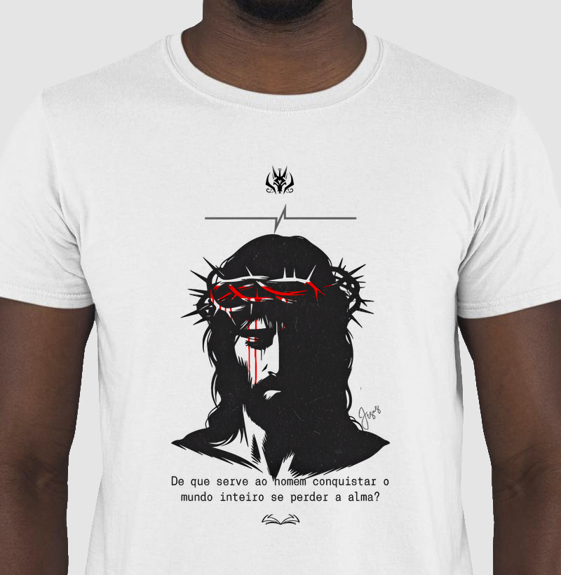 Camiseta - Jesus Coroa de Espinho 