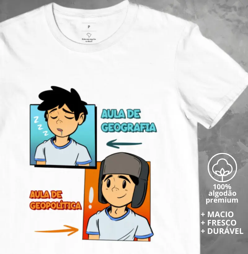 Camiseta Aula de Geopolítica