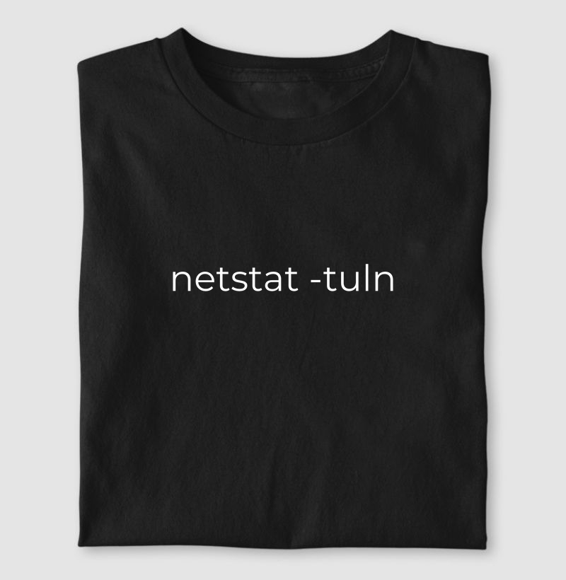 Camiseta netstat -tuln (RED)