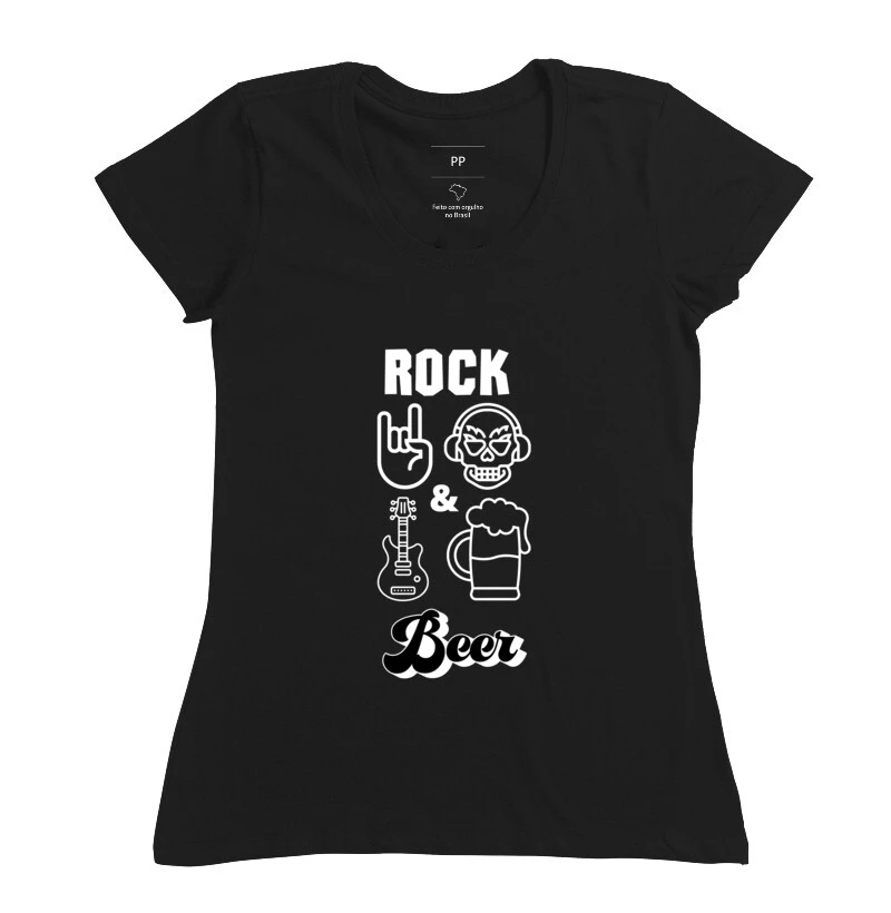 Camiseta Rock and Beer