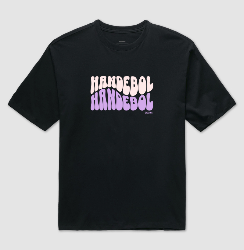 Camiseta Oversized de Handebol onda 