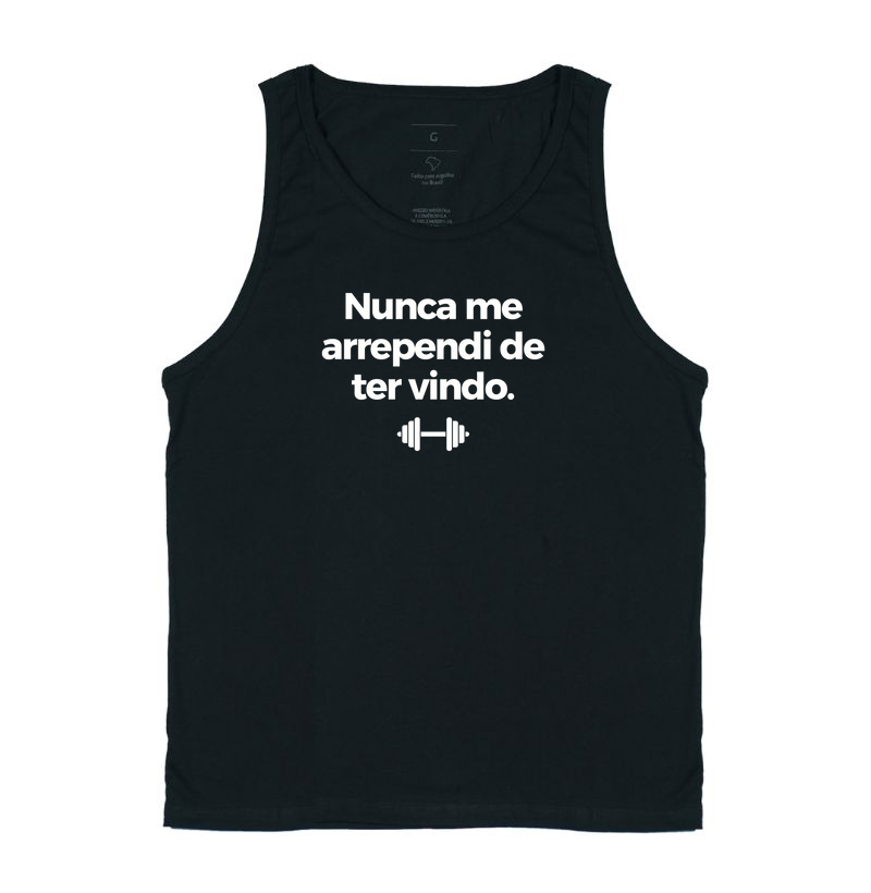 Nunca me arrependi de ter vindo