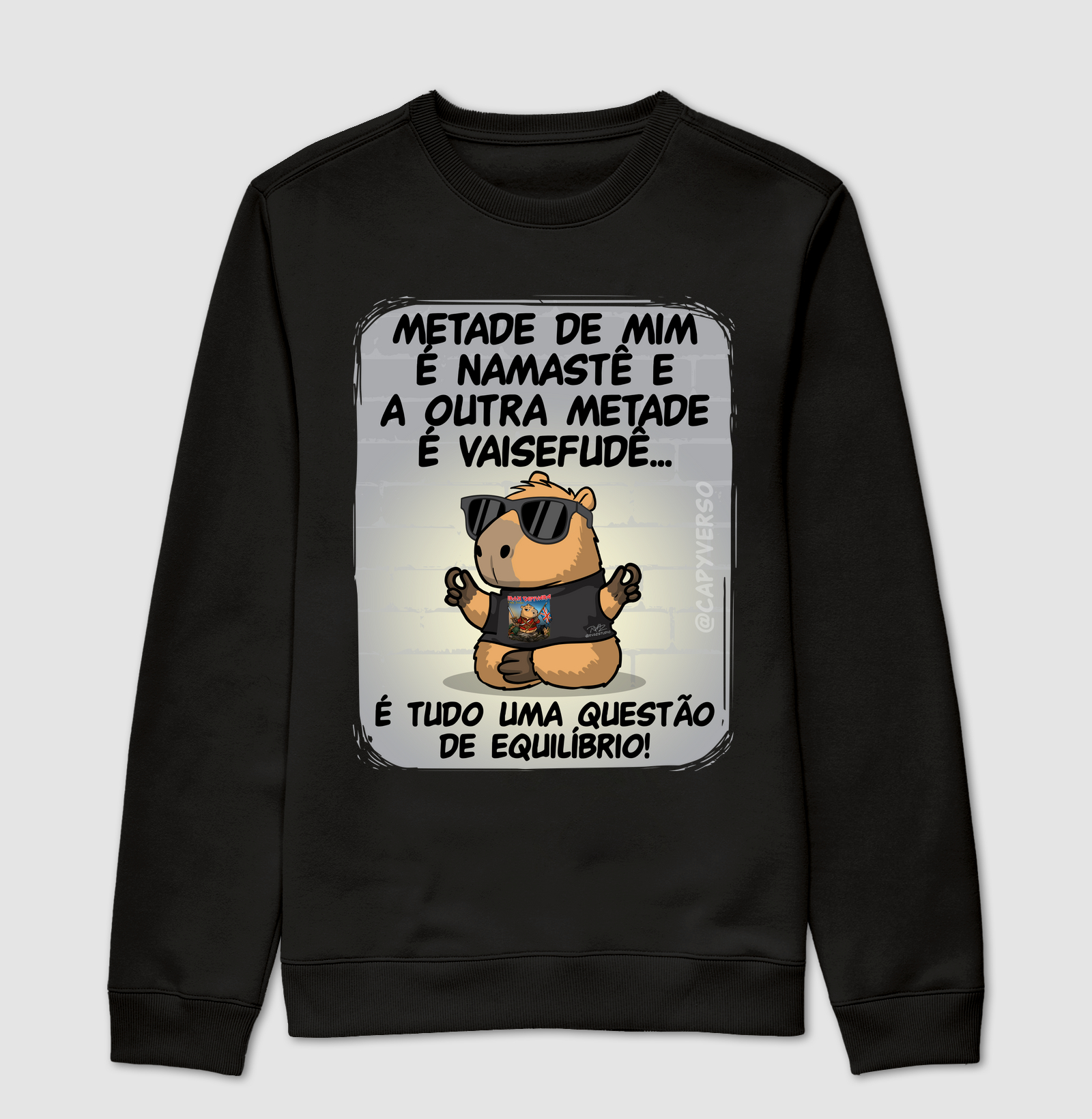 Camiseta Capivara Namastê