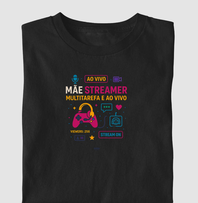 Mãe Streamer Multitarefa e Ao Vivo