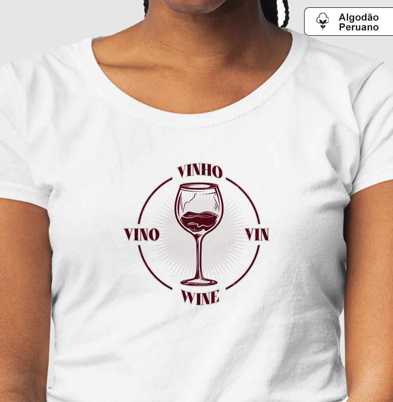 Vinho 4 Idiomas - 01 cor