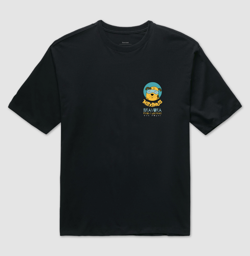 Camiseta Dog Pulse Maximus - Bravura, Força e Liberdade