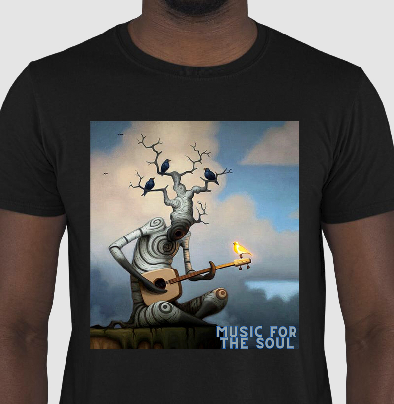Camiseta music for the soul