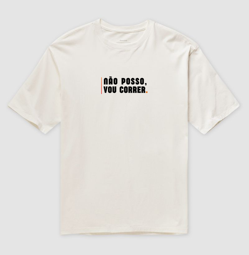 Camiseta Fawk - Não posso, vou correr