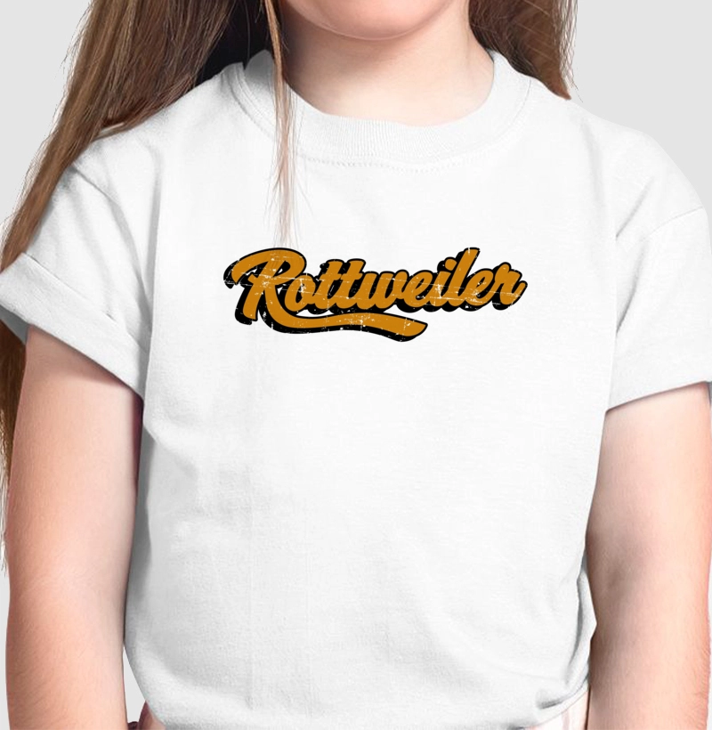 Rottweiler Texto Laranja