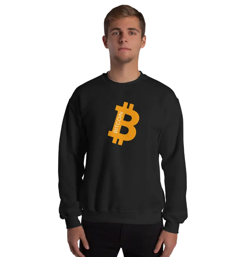 Bitcoin Logo sideways