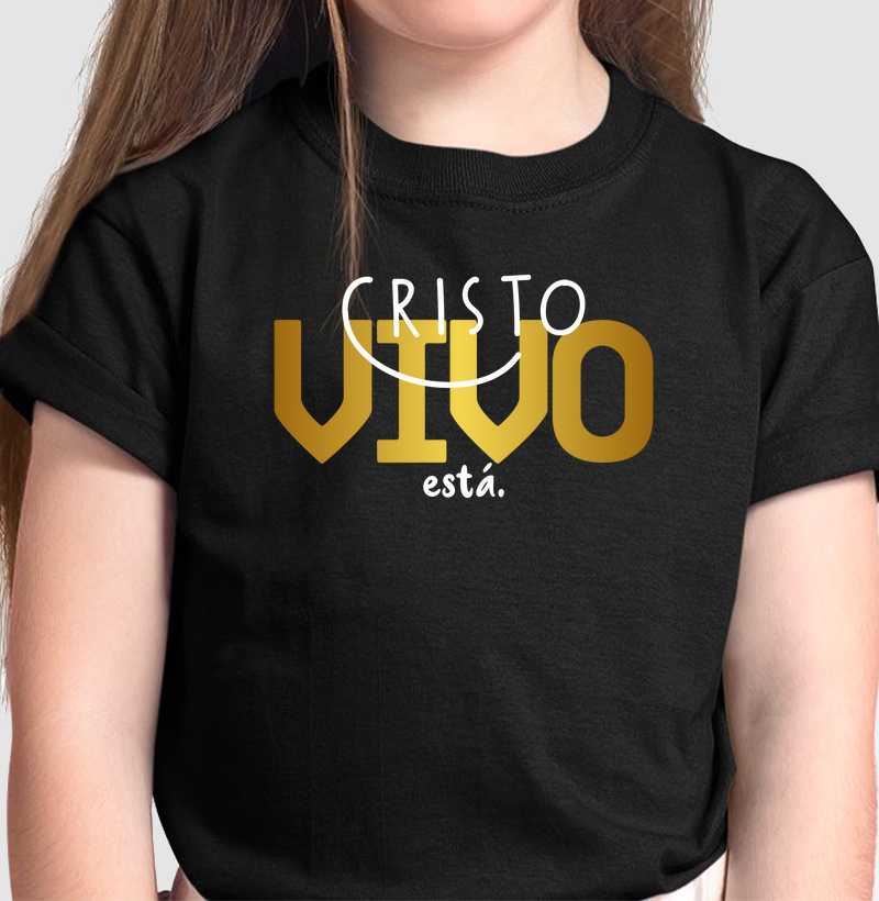 Camiseta Cristo Vivo Está
